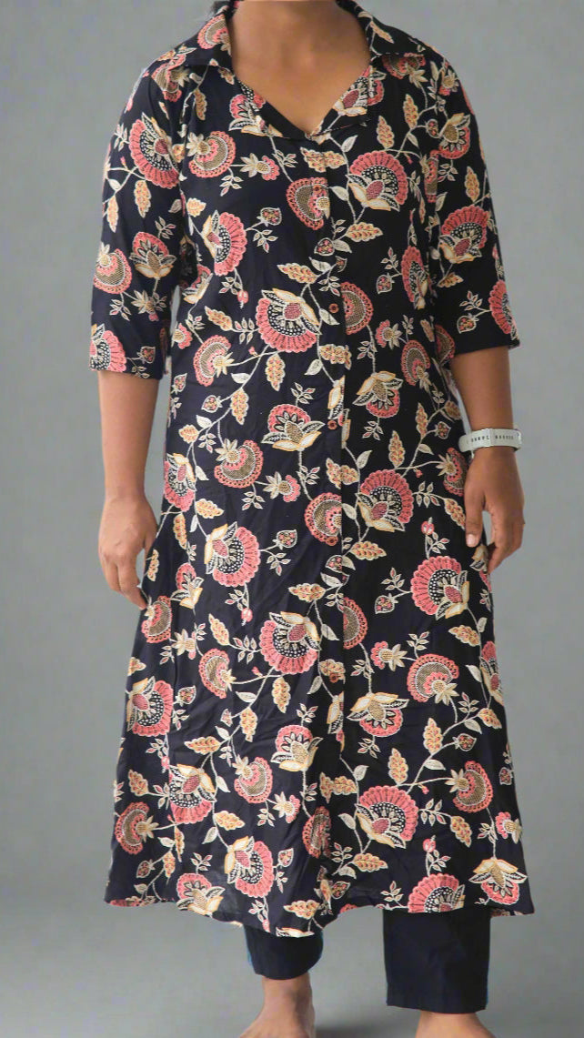 Printed Rayon Dress