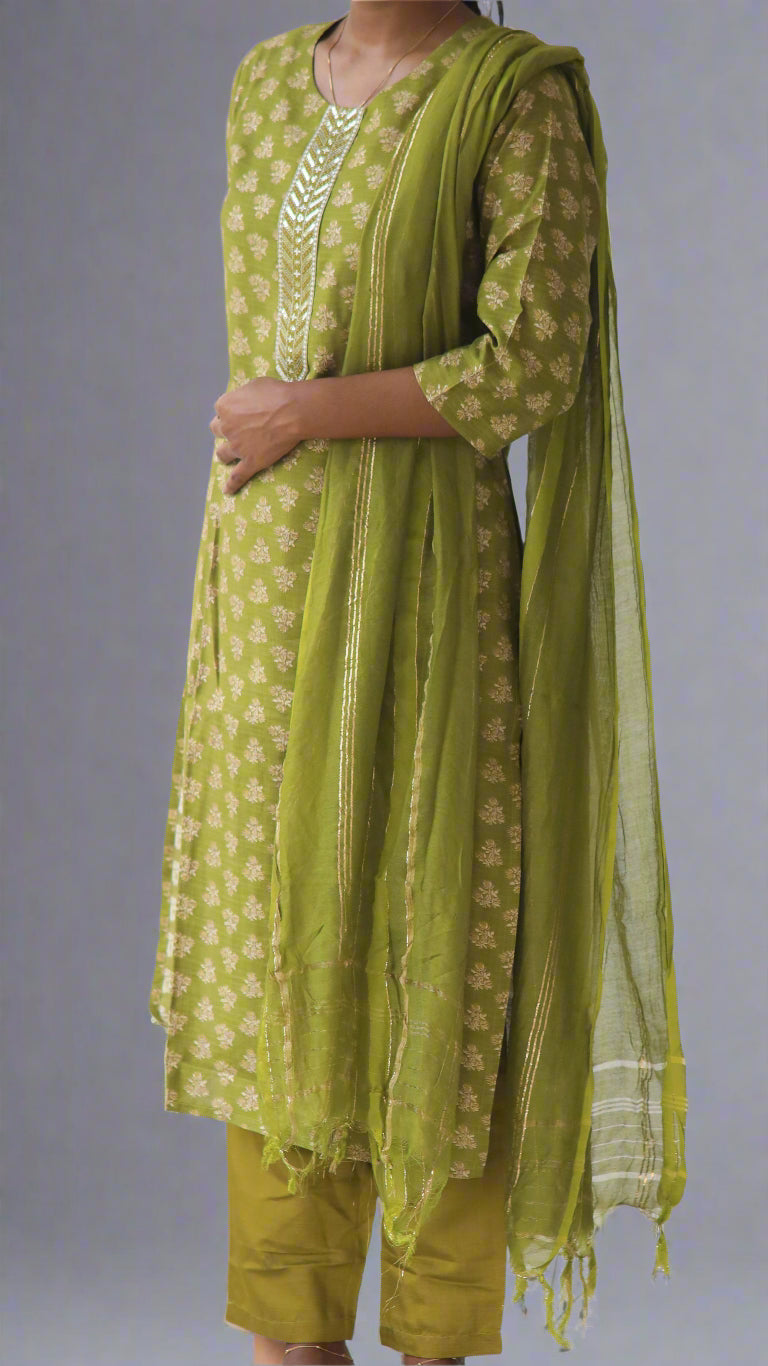 Mehendi Green 3 Piece Set