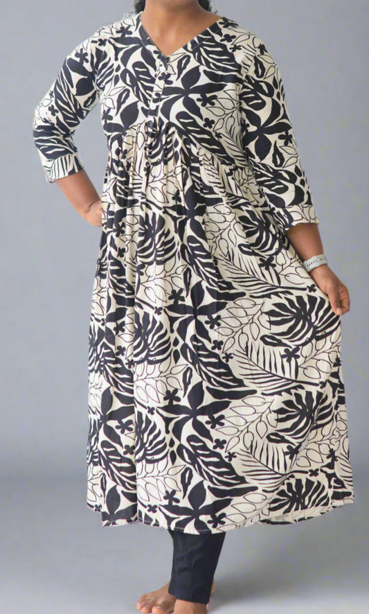 Printed Anarkali Kurta