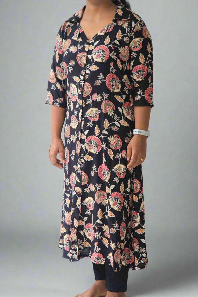 Printed Rayon Dress
