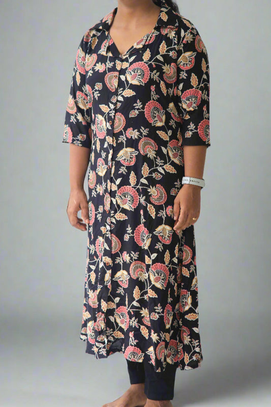 Printed Rayon Dress