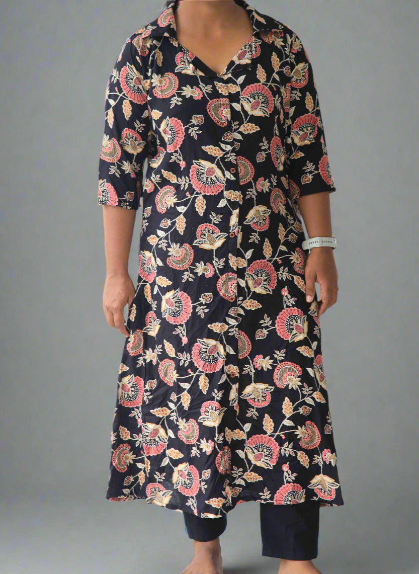 Printed Rayon Dress