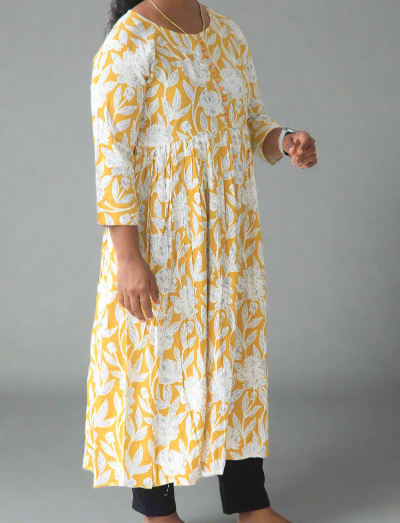 Printed Anarkali Kurta
