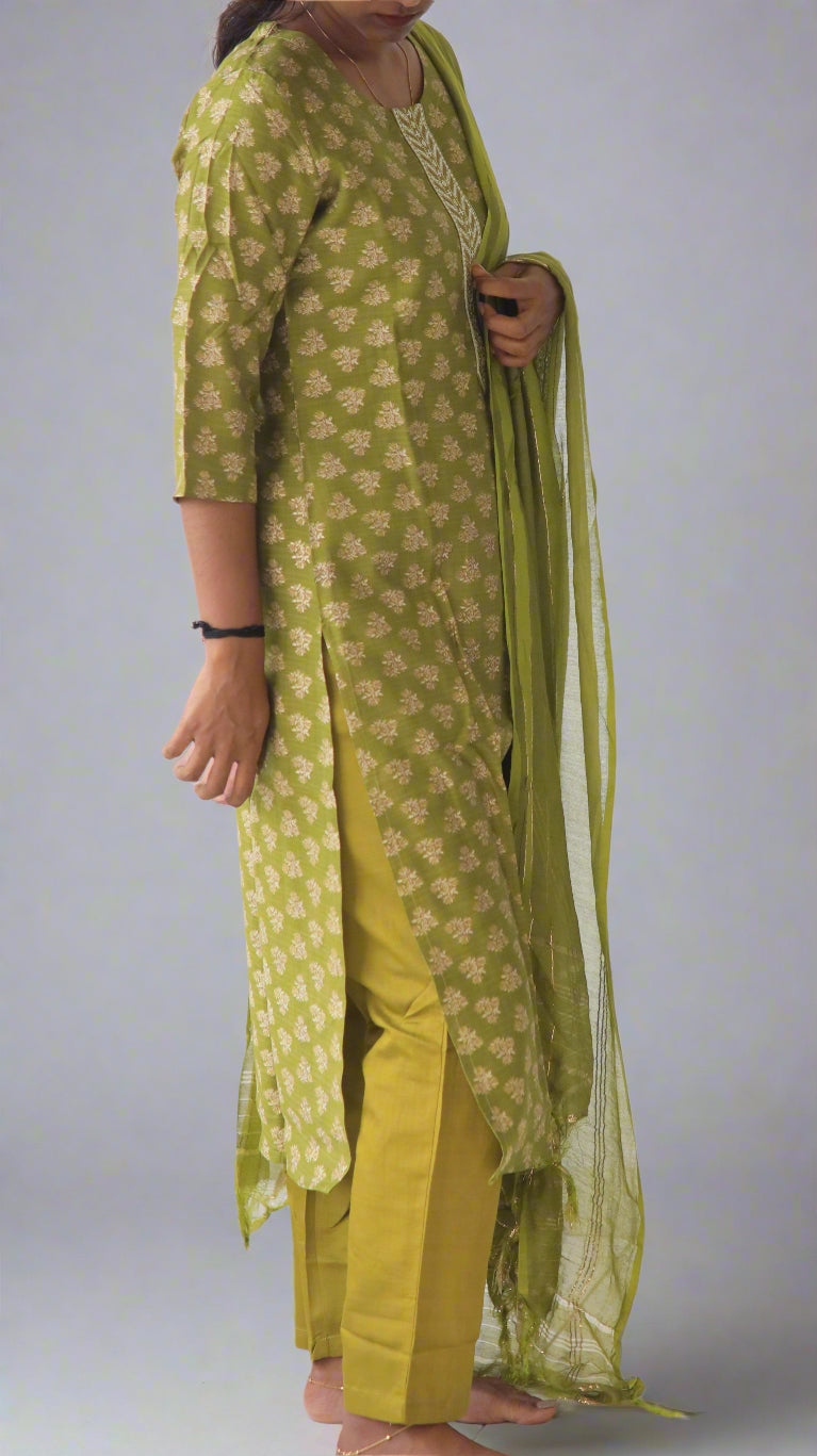 Mehendi Green 3 Piece Set