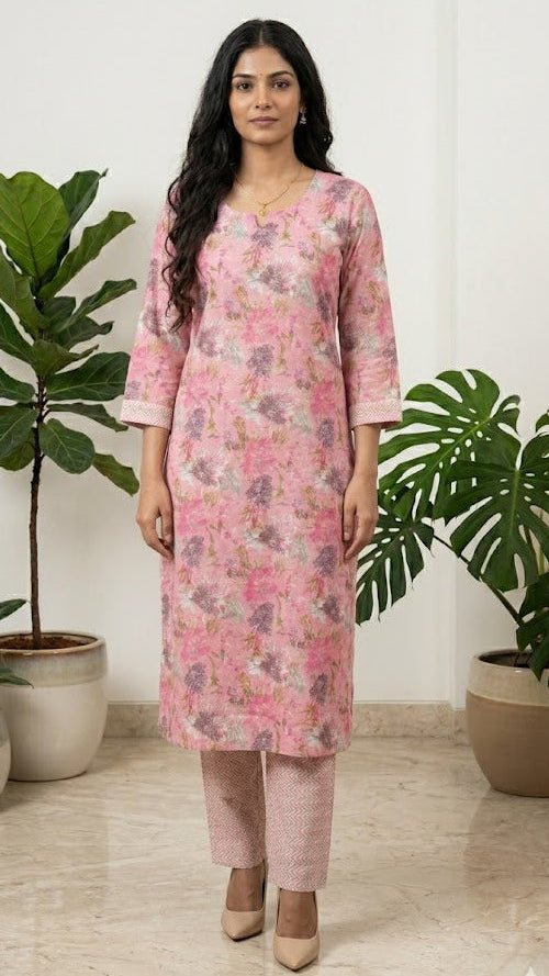 Casual Floral print Coord set
