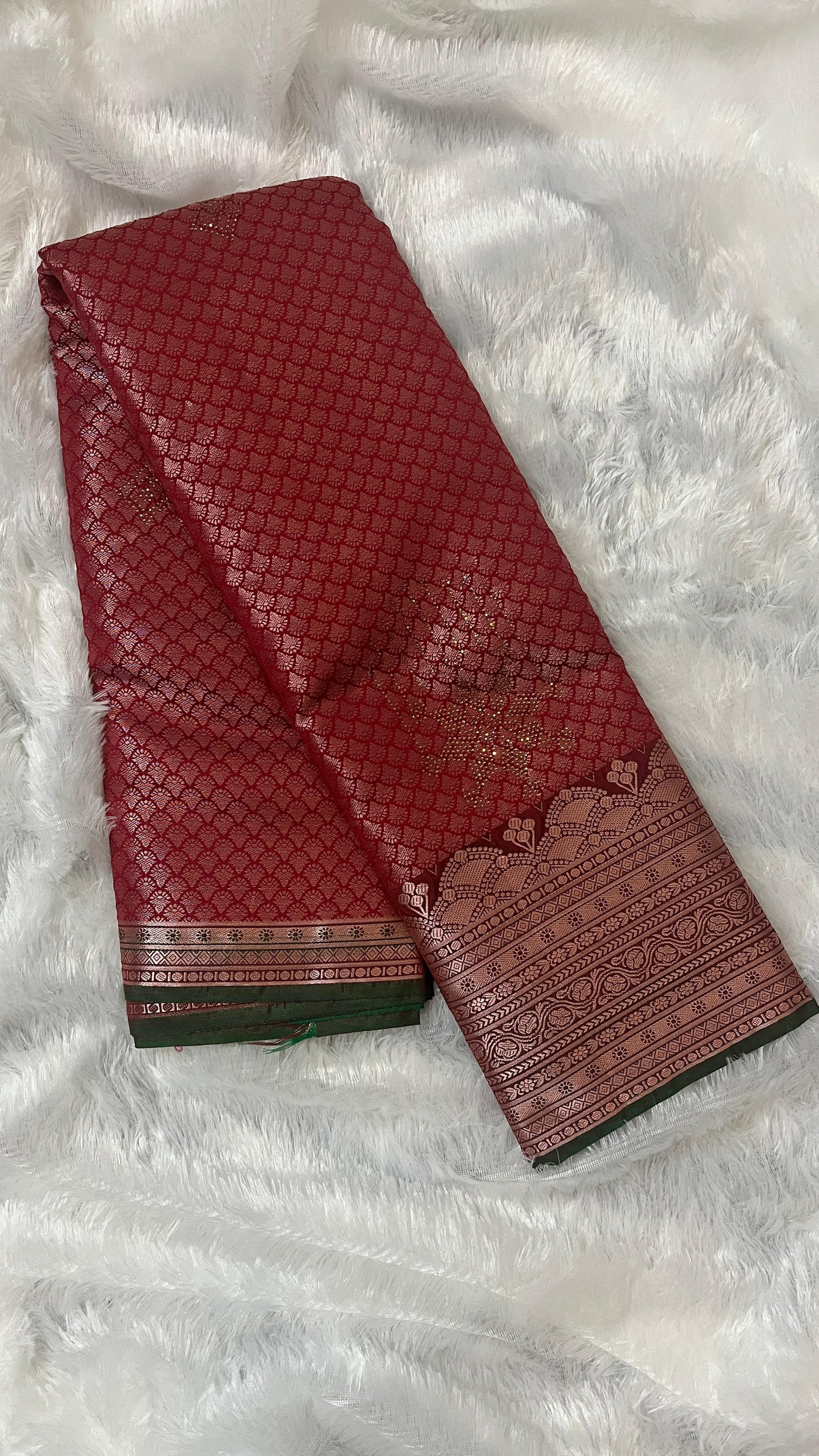 Chentha Brocade Pattu Saree