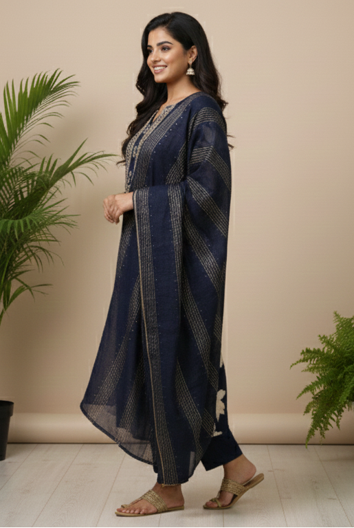 3 Piece Set with Mirror Work