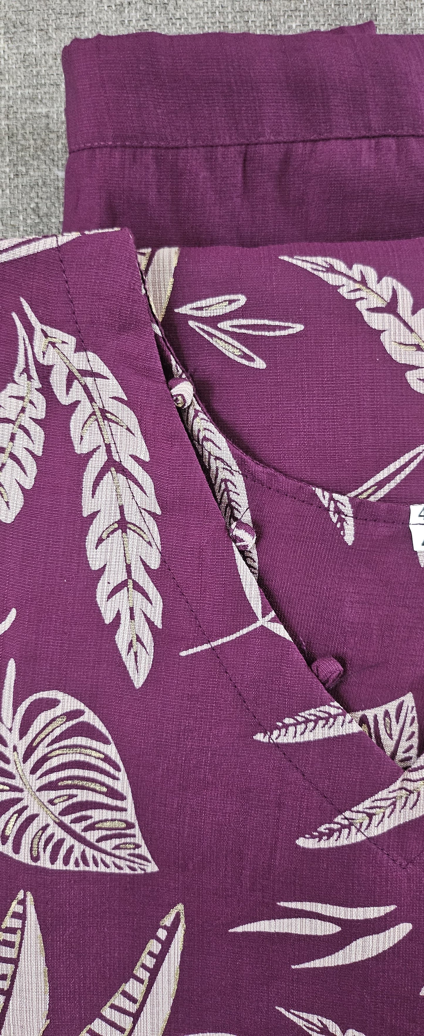 Burgundy Premium Sleeveless Cord Set