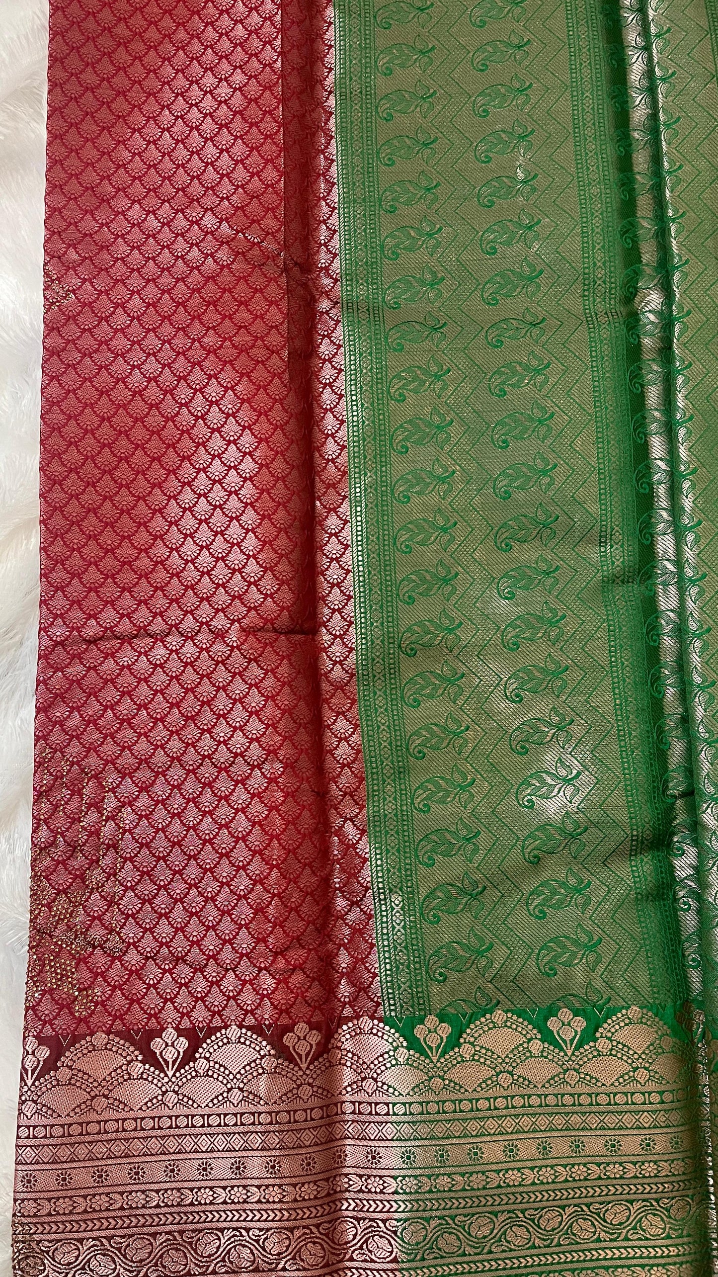 Chentha Brocade Pattu Saree