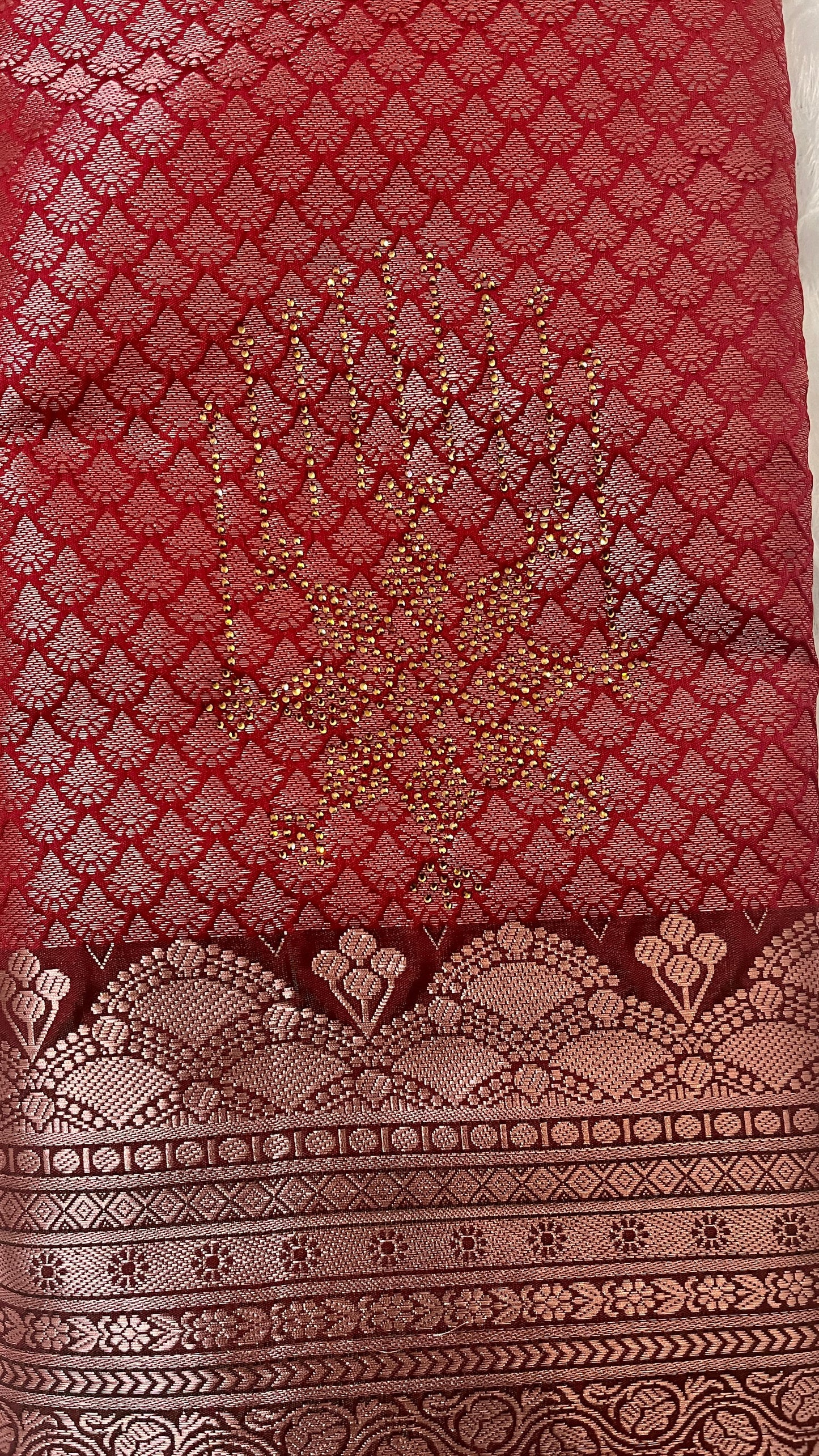 Chentha Brocade Pattu Saree