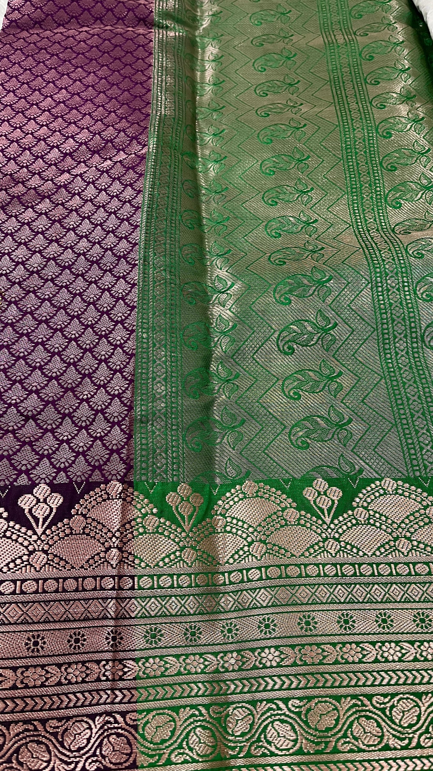 NEELAMBARI Brocade Pattu Saree