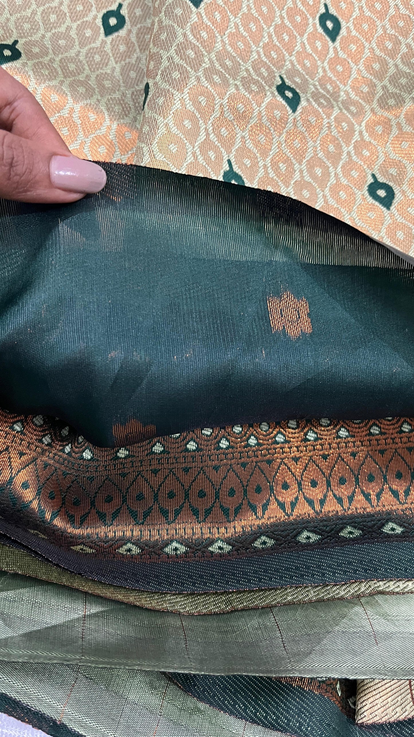 Kutch Silk Saree with unstiched blouse