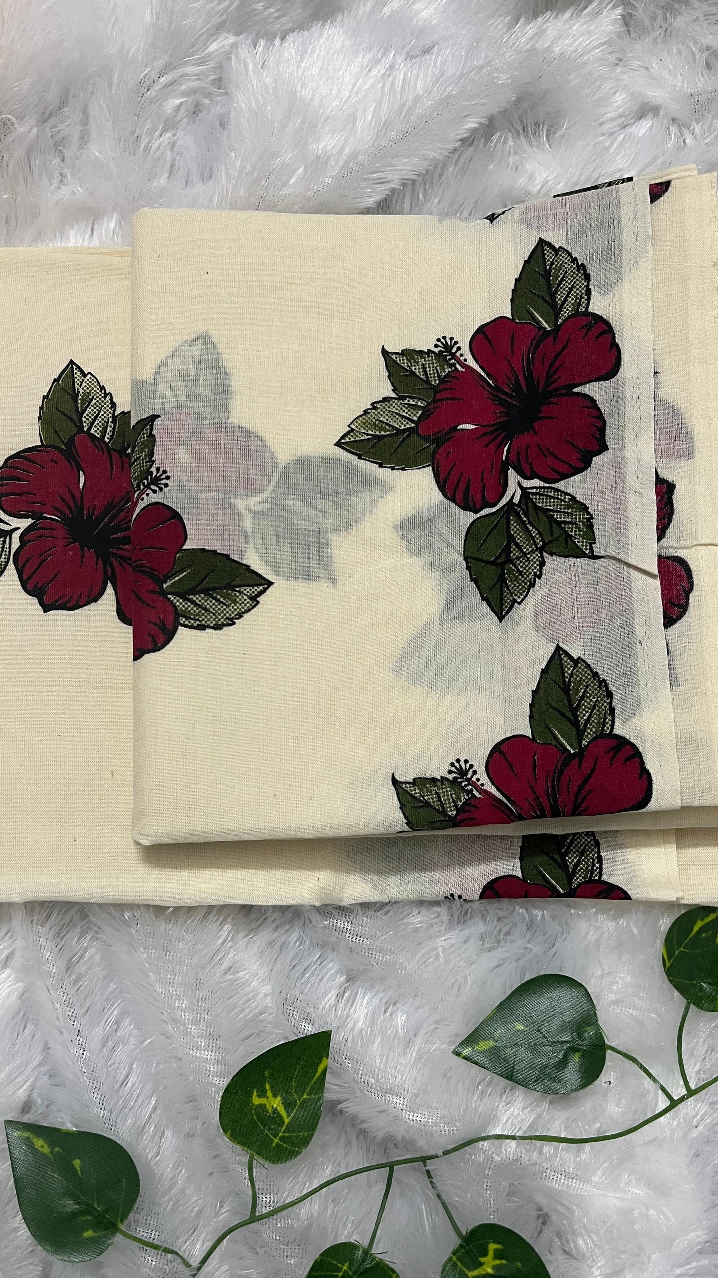 Chembarathi – Kerala Set Mund with Red Border