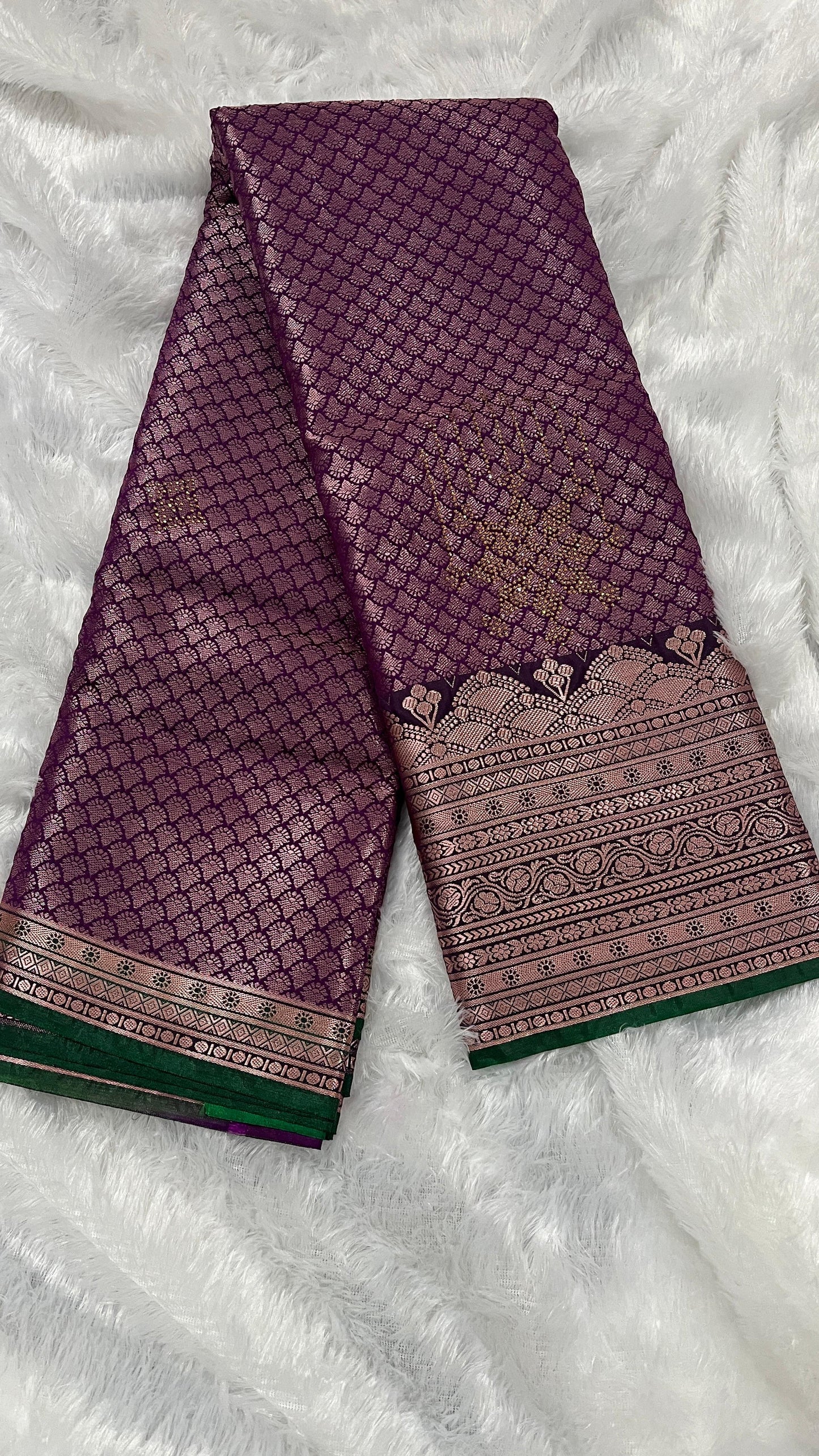 NEELAMBARI Brocade Pattu Saree