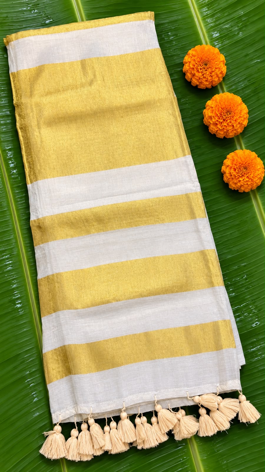Golden Tissue Silk Saree