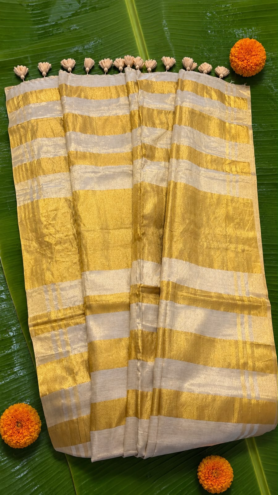 Golden Tissue Silk Saree